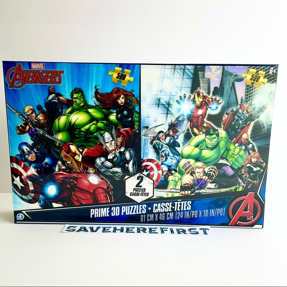Marvel Avengers Prime 3D Puzzles - 2 Puzzles